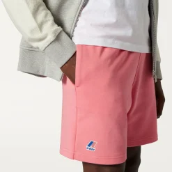 K-WAY Le Vrai Dorian Poly Cotton - Shorts - Sportshorts - Unisex - Pink Md Clearance