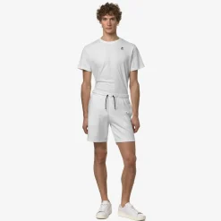 K-WAY Le Vrai Dorian Poly Cotton - Shorts - Sportshorts - Unisex - White Online