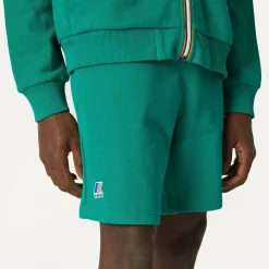 K-WAY Le Vrai Dorian Poly Cotton - Shorts - Sportshorts - Unisex - Green Discount