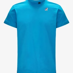K-WAY Le Vrai Edouard - T-Shirtstop - T-Shirt - Unisex - Turquoise Dk Flash Sale