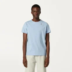 K-WAY Le Vrai Edouard - T-Shirtstop - T-Shirt - Unisex - Azure Lt Marine Online