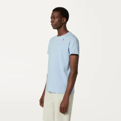 K-WAY Le Vrai Edouard - T-Shirtstop - T-Shirt - Unisex - Azure Lt Marine Online