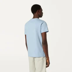 K-WAY Le Vrai Edouard - T-Shirtstop - T-Shirt - Unisex - Azure Lt Marine Online