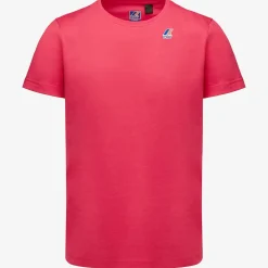 K-WAY Le Vrai Edouard - T-Shirtstop - T-Shirt - Unisex - Red Berry Discount