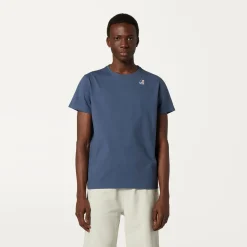 K-WAY Le Vrai Edouard - T-Shirtstop - T-Shirt - Unisex - Blue Indigo New