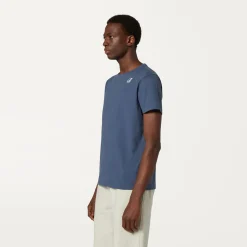 K-WAY Le Vrai Edouard - T-Shirtstop - T-Shirt - Unisex - Blue Indigo New