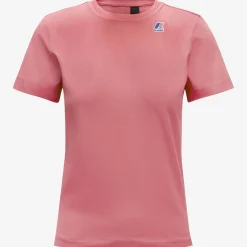 K-WAY Le Vrai Edouard - T-Shirtstop - T-Shirt - Unisex - Pink Md Clearance