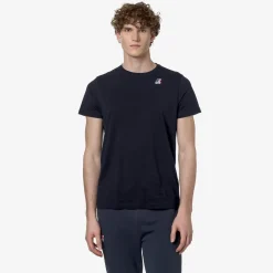 K-WAY Le Vrai Edouard - T-Shirtstop - T-Shirt - Unisex - Blue Depth Sale
