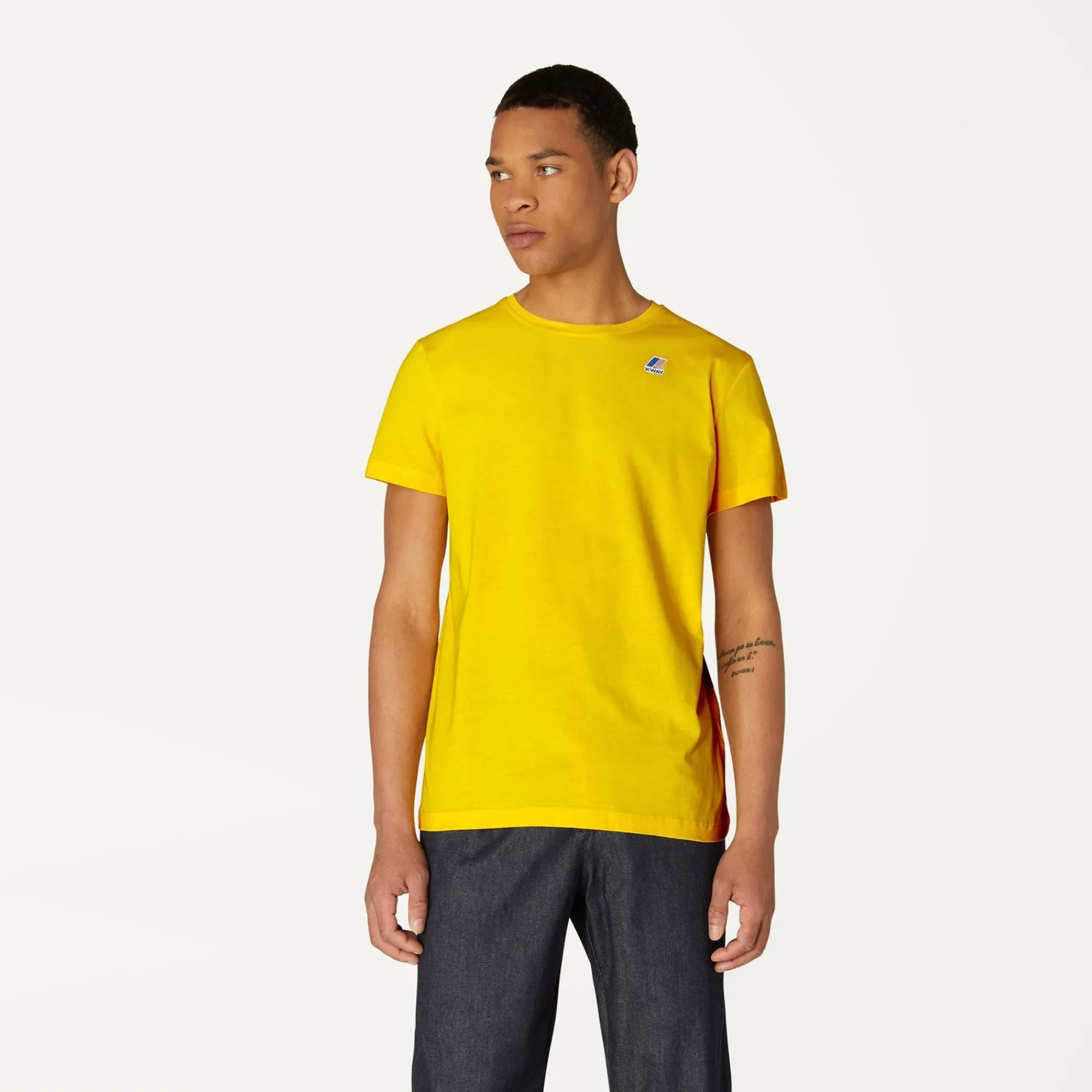 K-WAY Le Vrai Edouard - T-Shirtstop - T-Shirt - Unisex - Yellow Dk Store