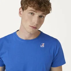 K-WAY Le Vrai Edouard - T-Shirtstop - T-Shirt - Unisex - Blue Royal Marine Outlet