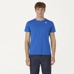K-WAY Le Vrai Edouard - T-Shirtstop - T-Shirt - Unisex - Blue Royal Marine Outlet