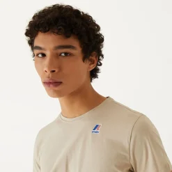 K-WAY Le Vrai Edouard - T-Shirtstop - T-Shirt - Unisex - Beige Grey Online