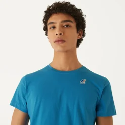 K-WAY Le Vrai Edouard - T-Shirtstop - T-Shirt - Unisex - Blue Turquoise Fashion