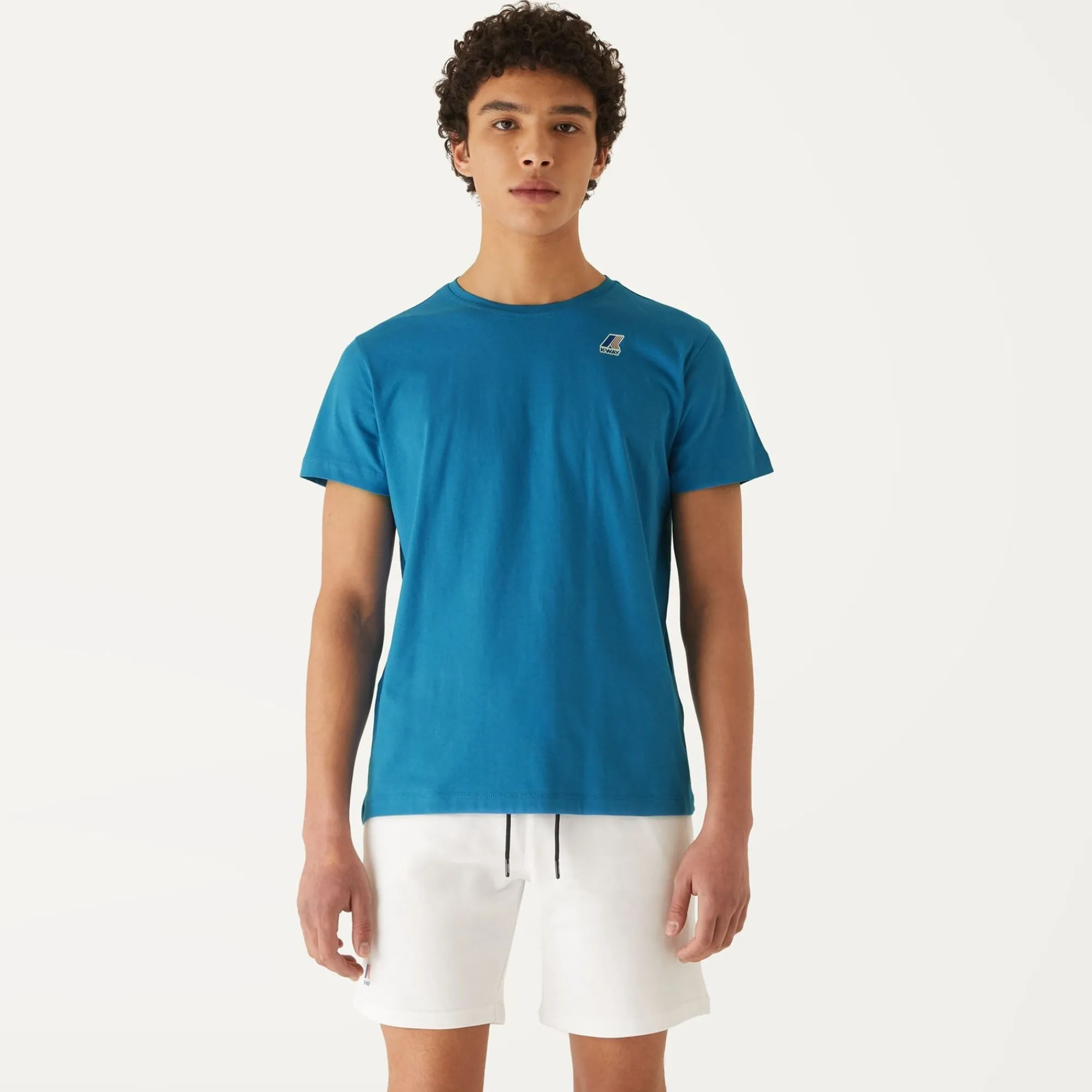 K-WAY Le Vrai Edouard - T-Shirtstop - T-Shirt - Unisex - Blue Turquoise Cheap