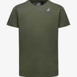 K-WAY Le Vrai Edouard - T-Shirtstop - T-Shirt - Unisex - Green Blackish Best Sale