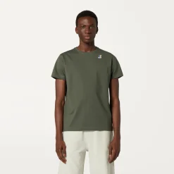 K-WAY Le Vrai Edouard - T-Shirtstop - T-Shirt - Unisex - Green Blackish Best Sale