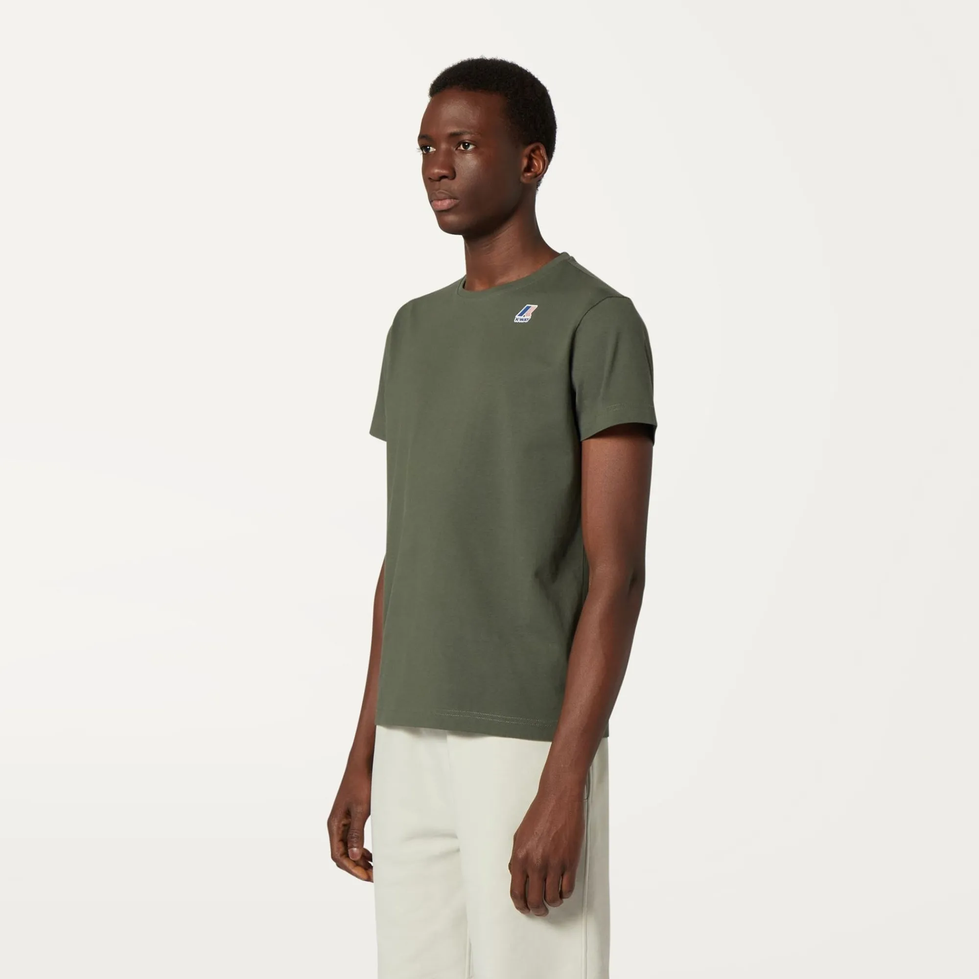 K-WAY Le Vrai Edouard - T-Shirtstop - T-Shirt - Unisex - Green Blackish Best Sale