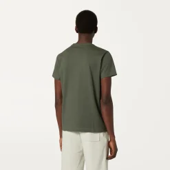 K-WAY Le Vrai Edouard - T-Shirtstop - T-Shirt - Unisex - Green Blackish Best Sale