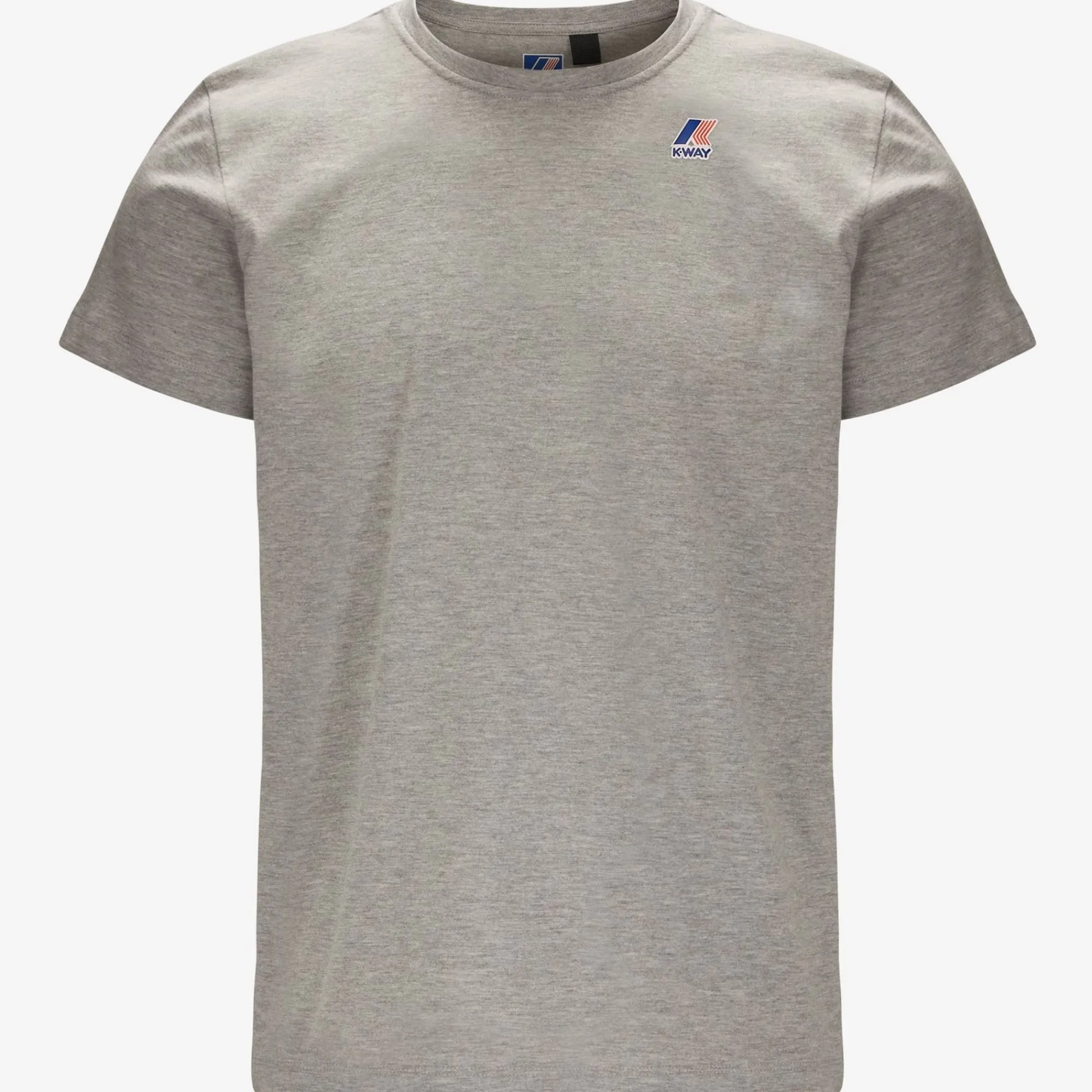 K-WAY Le Vrai Edouard - T-Shirtstop - T-Shirt - Unisex - Lt Grey Mel Fashion