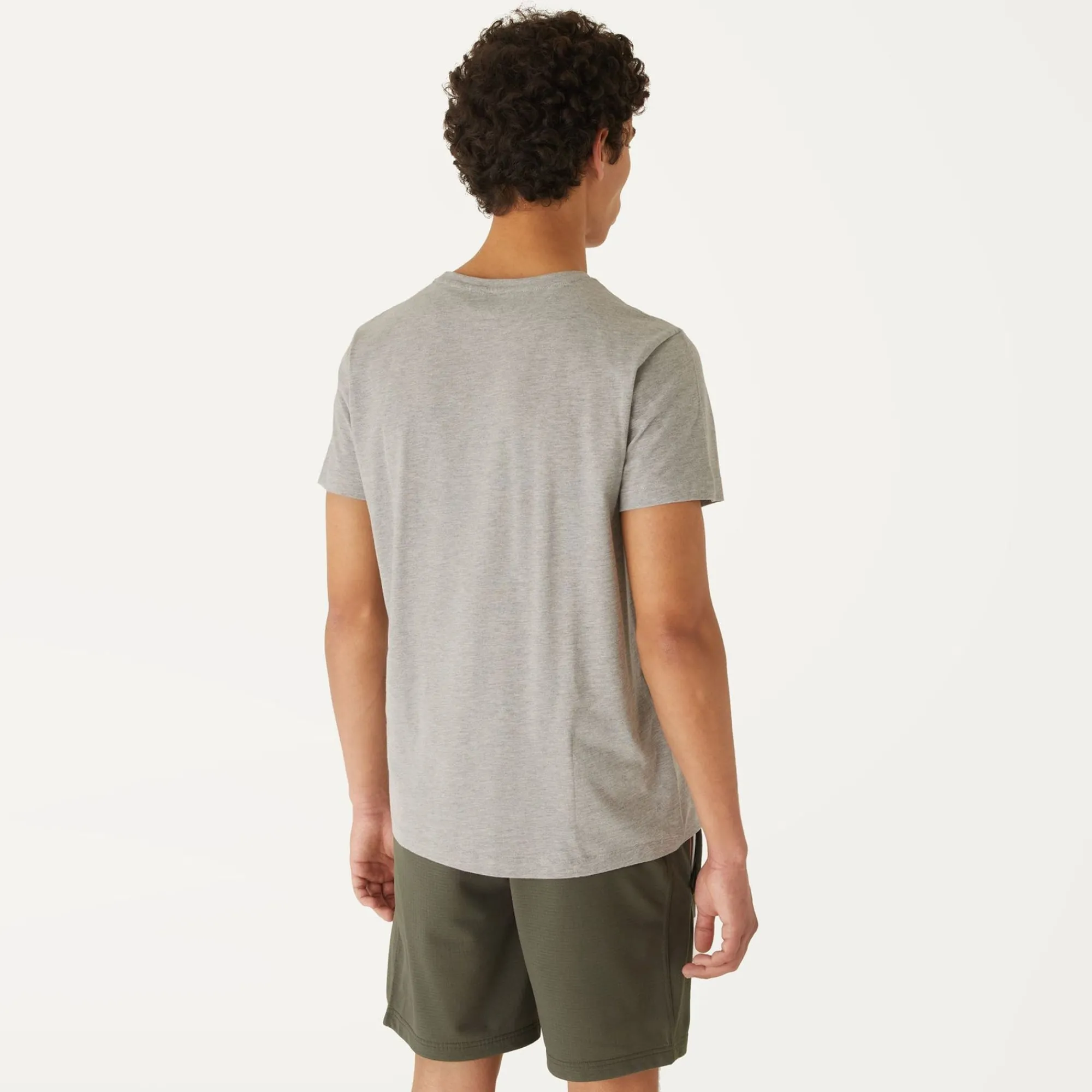 K-WAY Le Vrai Edouard - T-Shirtstop - T-Shirt - Unisex - Lt Grey Mel Fashion