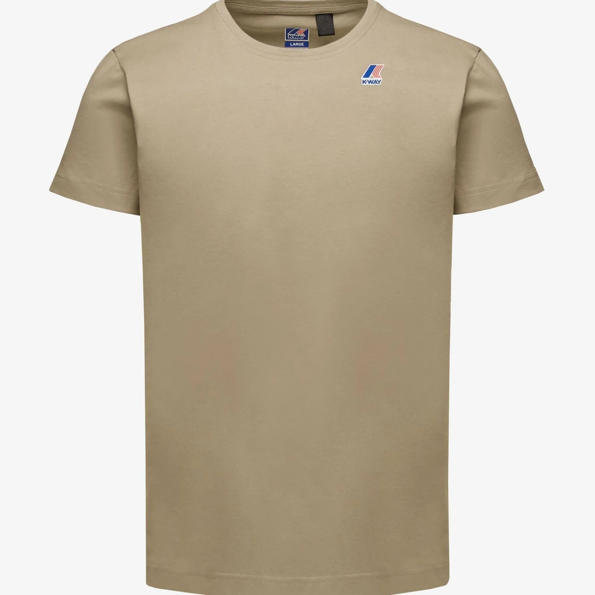 K-WAY Le Vrai Edouard - T-Shirtstop - T-Shirt - Unisex - Beige Taupe Shop