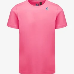 K-WAY Le Vrai Edouard Fluo - T-Shirtstop - T-Shirt - Unisex - Pink Intense Sale