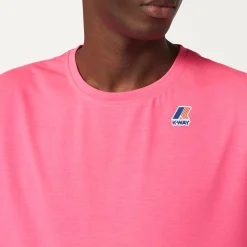 K-WAY Le Vrai Edouard Fluo - T-Shirtstop - T-Shirt - Unisex - Pink Intense Sale