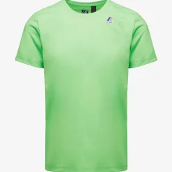 K-WAY Le Vrai Edouard Fluo - T-Shirtstop - T-Shirt - Unisex - Green Fluo Shop