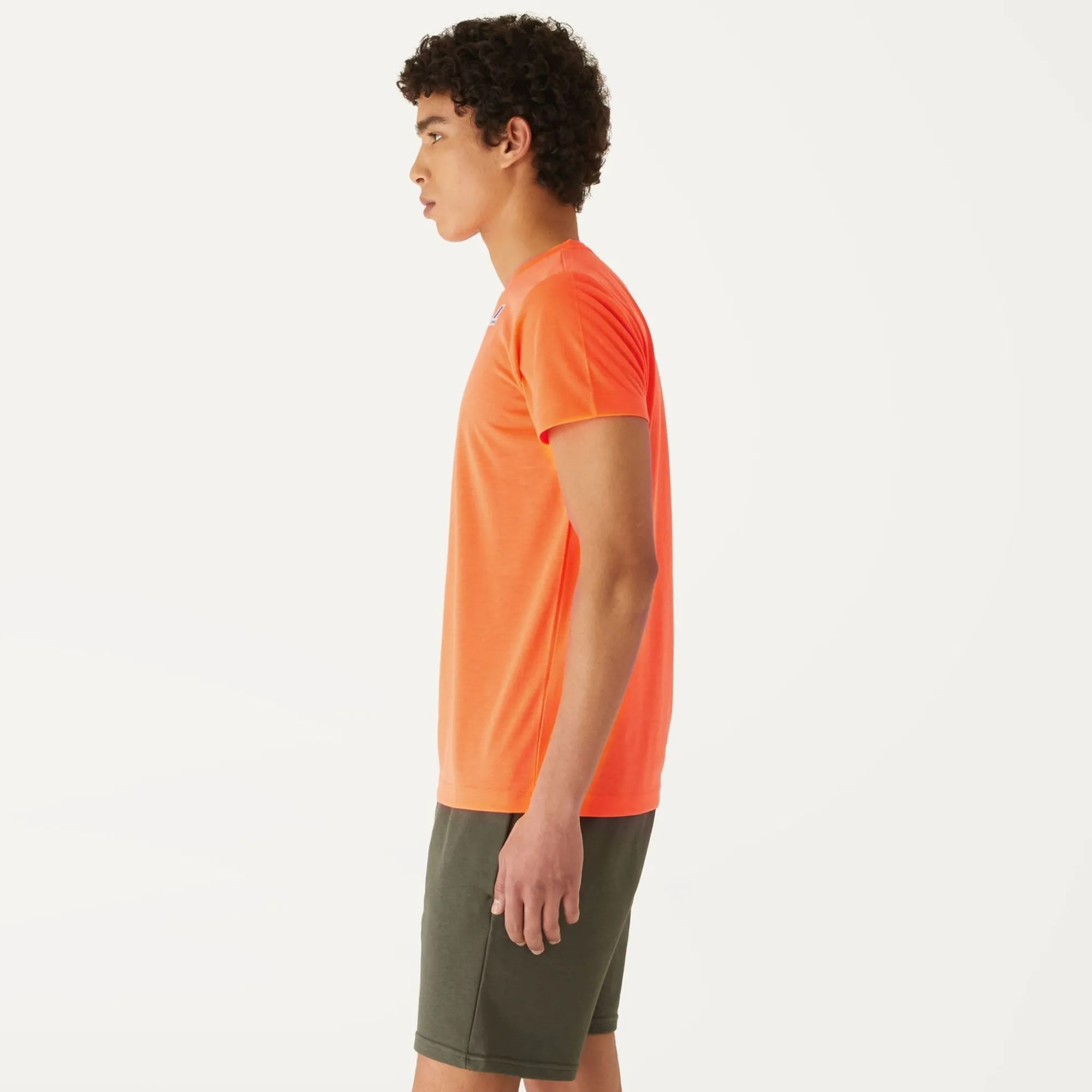 K-WAY Le Vrai Edouard Fluo - T-Shirtstop - T-Shirt - Unisex - Orange Lt Best
