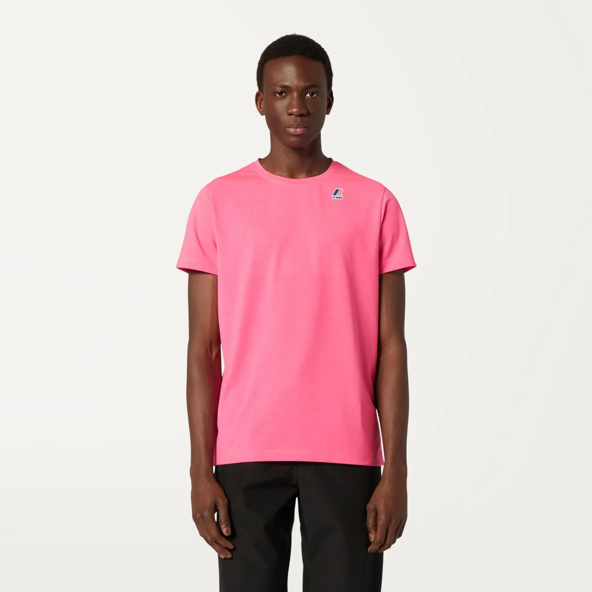 K-WAY Le Vrai Edouard Fluo - T-Shirtstop - T-Shirt - Unisex - Pink Intense Cheap