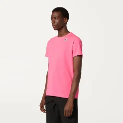 K-WAY Le Vrai Edouard Fluo - T-Shirtstop - T-Shirt - Unisex - Pink Intense Cheap