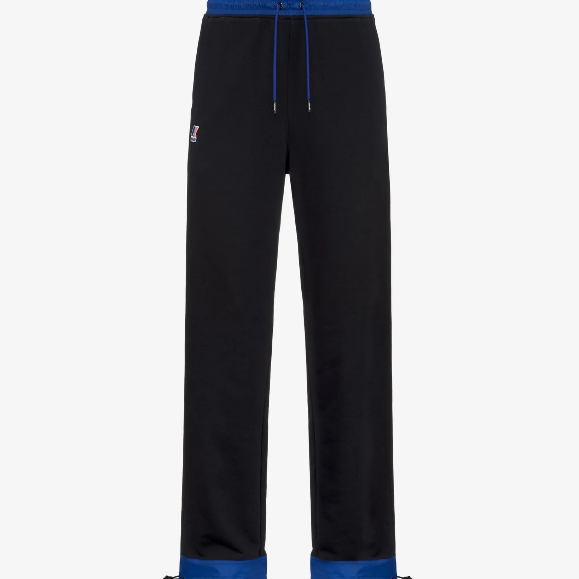 K-WAY Le Vrai Medard Nylon Pc - Pants - Sport Trousers - Unisex - Black Pure-Blue Royal Marine Sale