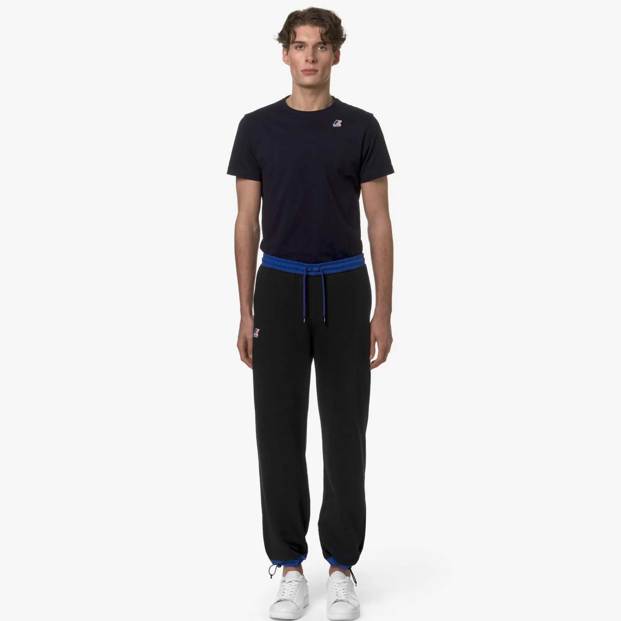 K-WAY Le Vrai Medard Nylon Pc - Pants - Sport Trousers - Unisex - Black Pure-Blue Royal Marine Online