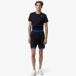 K-WAY Le Vrai Nestor Nylon Pc - Shorts - Sportshorts - Unisex - Black Pure-Blue Royal Marine Fashion