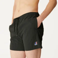 K-WAY Le Vrai Olivier - Bathing Suits - Swimming Trunk - Man - Black Torba Shop