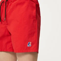 K-WAY Le Vrai Olivier - Bathing Suits - Swimming Trunk - Man - Red Shop