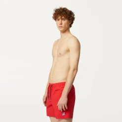 K-WAY Le Vrai Olivier - Bathing Suits - Swimming Trunk - Man - Red Shop