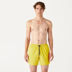K-WAY Le Vrai Olivier - Bathing Suits - Swimming Trunk - Man - Yellow Sheen Store