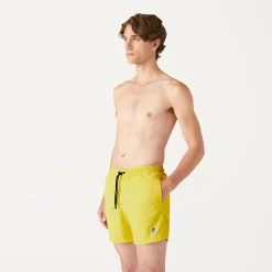 K-WAY Le Vrai Olivier - Bathing Suits - Swimming Trunk - Man - Yellow Sheen Store