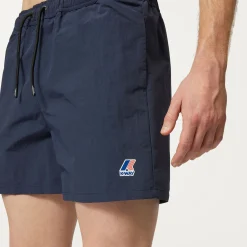 K-WAY Le Vrai Olivier - Bathing Suits - Swimming Trunk - Man - Blue Depth Fashion