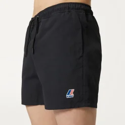 K-WAY Le Vrai Olivier - Bathing Suits - Swimming Trunk - Man - Black Pure Outlet