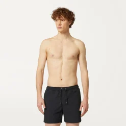 K-WAY Le Vrai Olivier - Bathing Suits - Swimming Trunk - Man - Black Pure Outlet