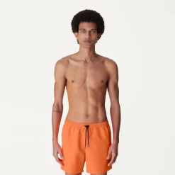 K-WAY Le Vrai Olivier - Bathing Suits - Swimming Trunk - Man - Orange Lt Best