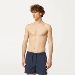 K-WAY Le Vrai Olivier - Bathing Suits - Swimming Trunk - Man - Blue Depth Sale