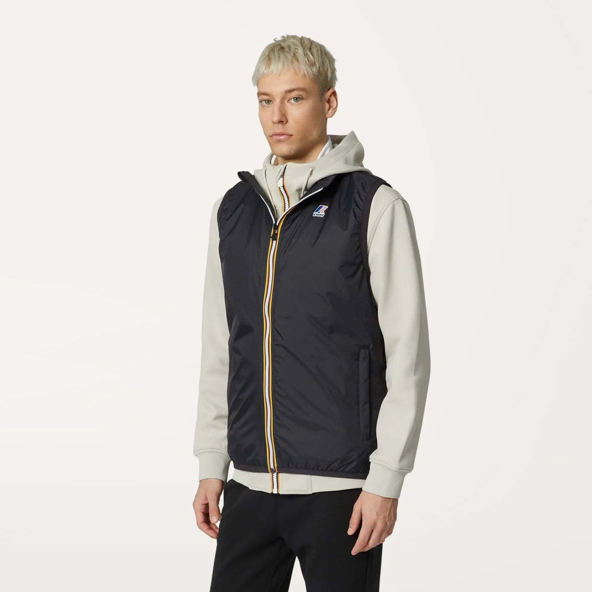 K-WAY Le Vrai 3.0Rouland Warm - Jackets - Vest - Unisex - Black Pure Fashion