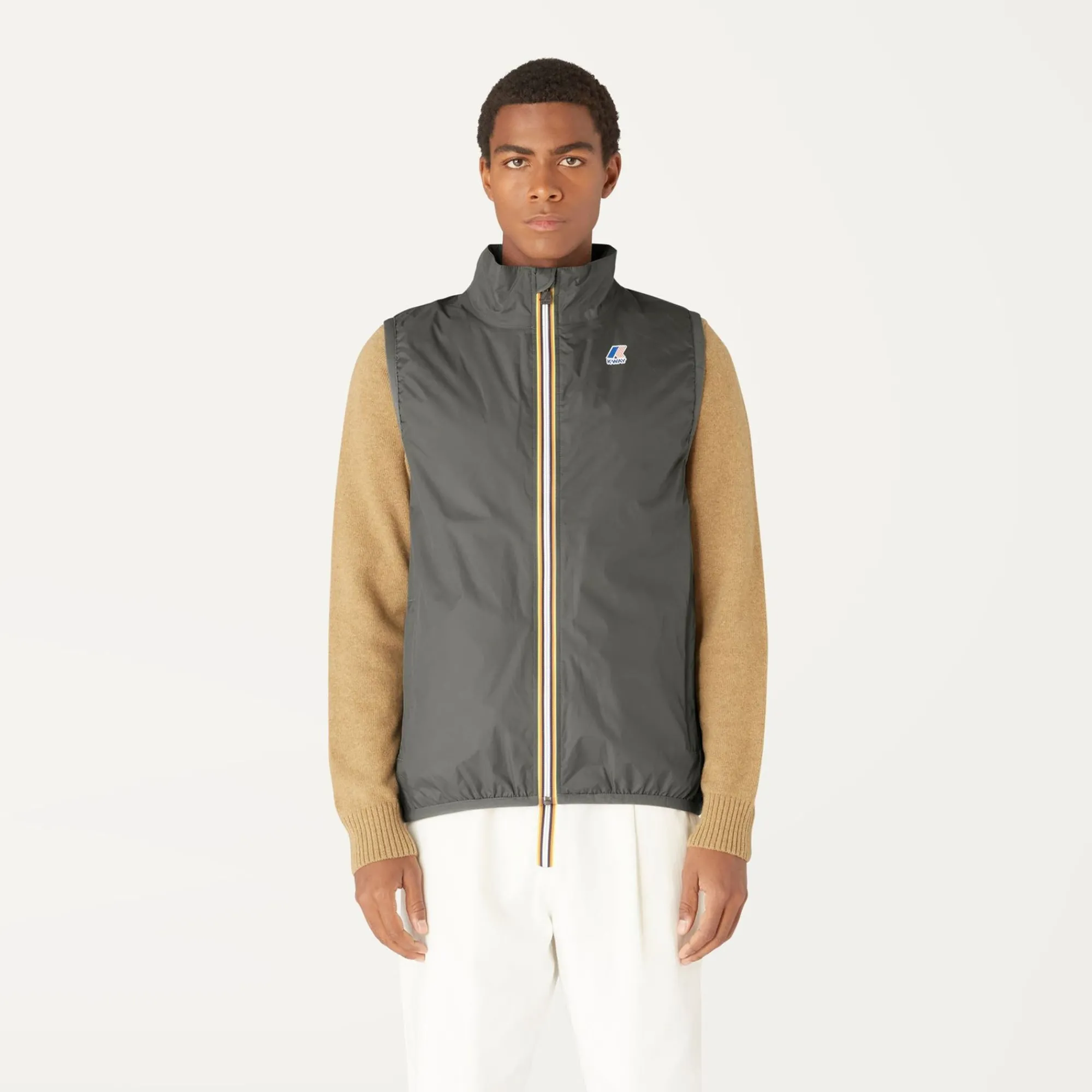 K-WAY Le Vrai 3.0Rouland Warm - Jackets - Vest - Unisex - Green Blackish Online