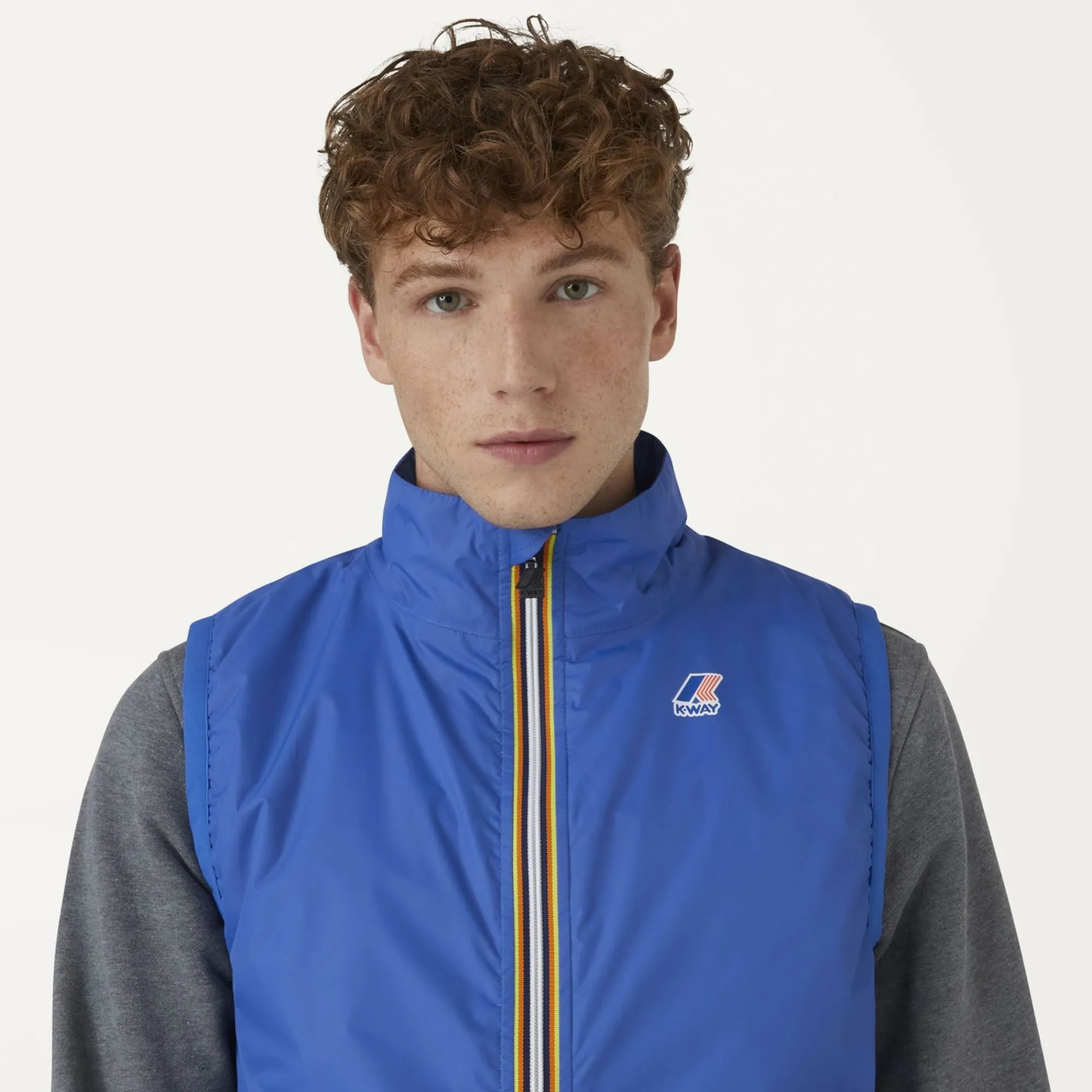 K-WAY Le Vrai 3.0Rouland Warm - Jackets - Vest - Unisex - Blue Royal Marine Best