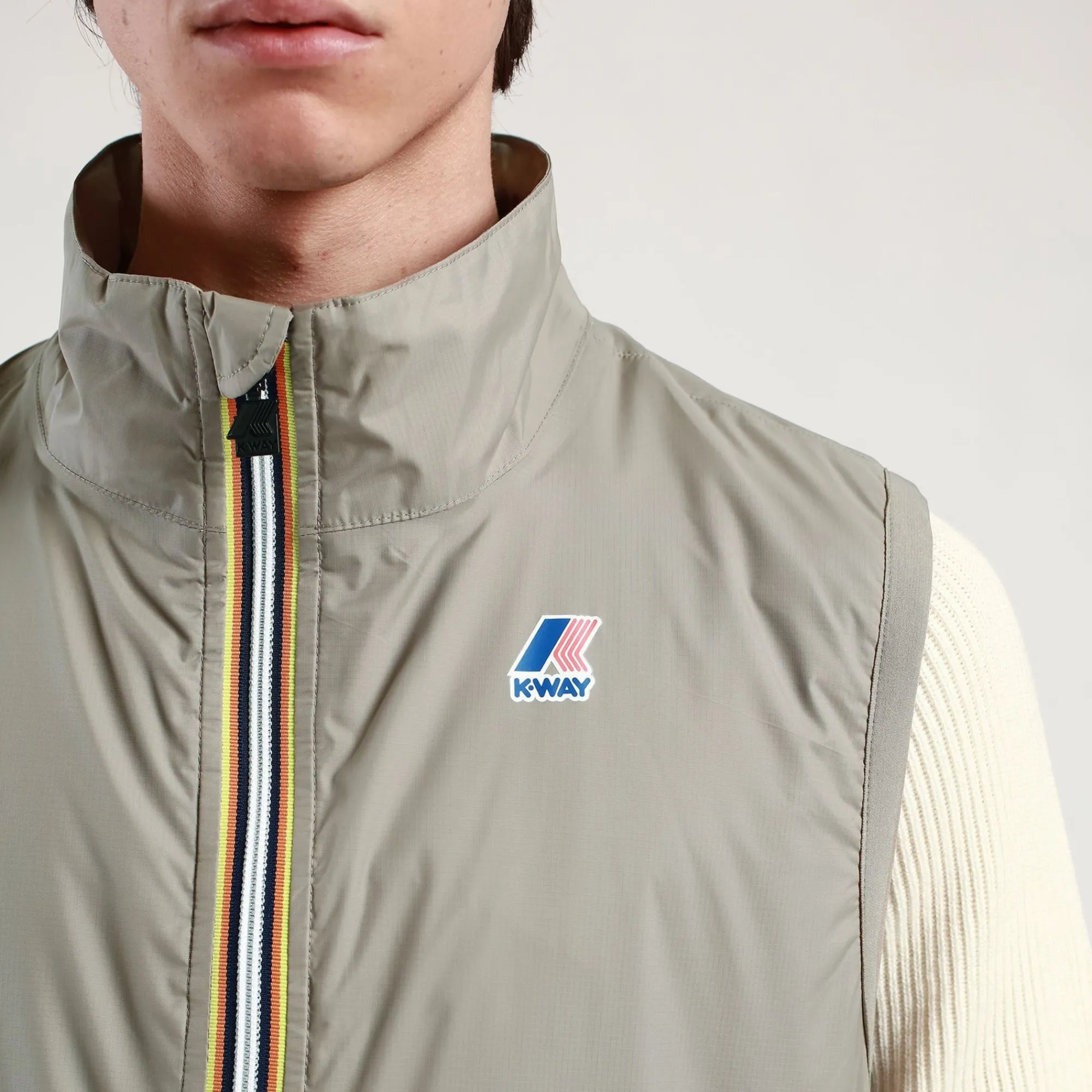 K-WAY Le Vrai 3.0Rouland Warm - Jackets - Vest - Unisex - Grey Md Cheap