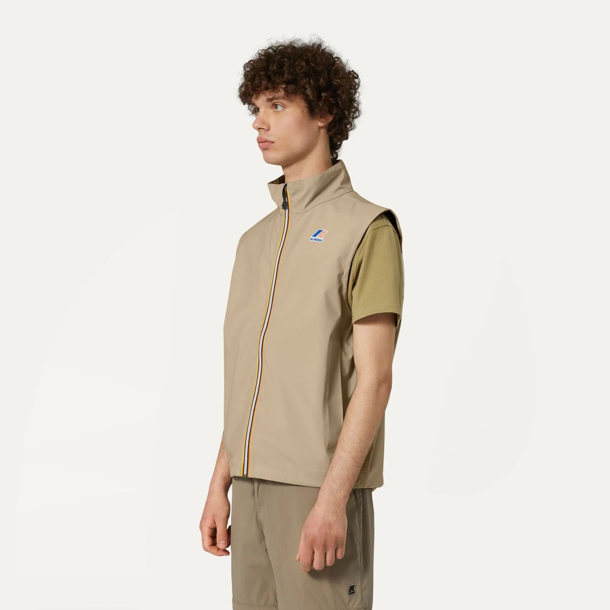 K-WAY Le Vrai 3.0Rouland Warm - Jackets - Vest - Unisex - Beige Taupe Outlet