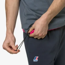 K-WAY Le Vrai Serille Nylon Pc - T-Shirtstop - T-Shirt - Unisex - Grey Everest-Pink Intense Outlet